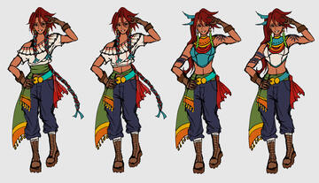concept art of my original character for a passion project