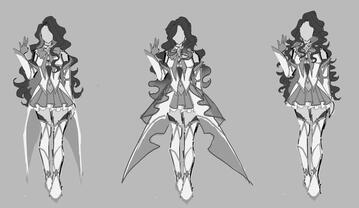 league of legends fan concept of outfit variants from the star guardian skin line